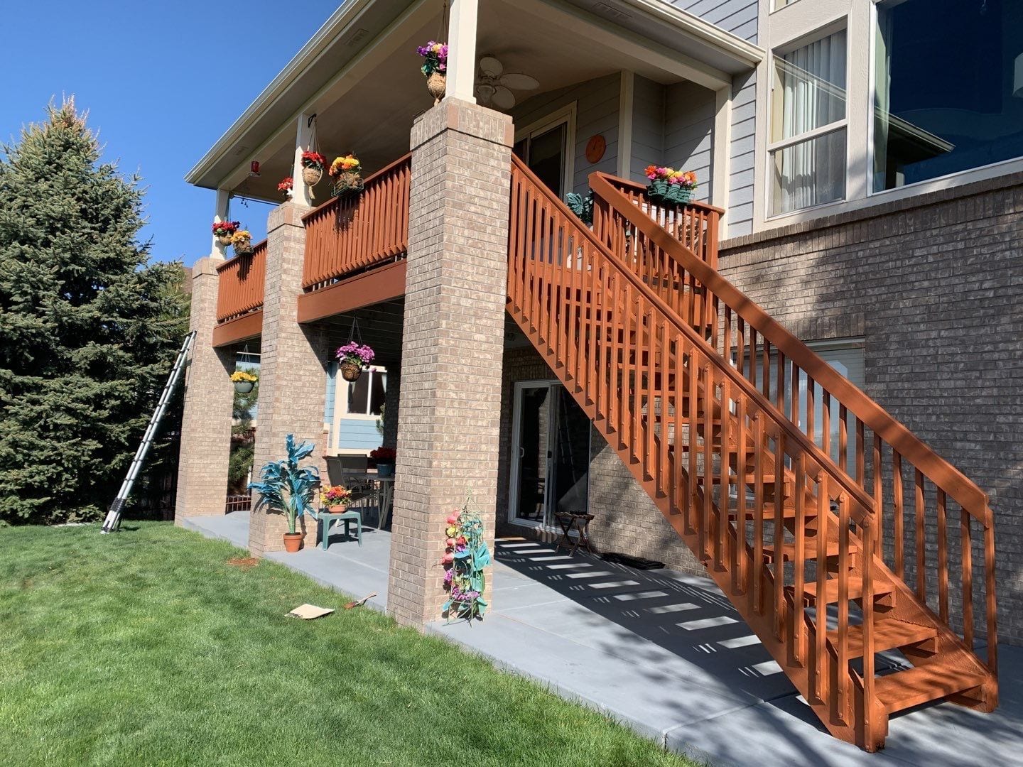 deck staining